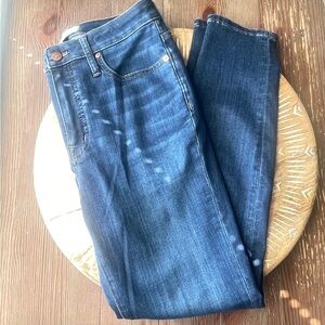 Madewell Curvy High Rise Skinny Jean 26 Dark Wash